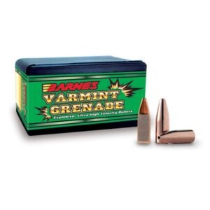 Barnes Varmint Grenade Bullets 22 Caliber (224 Diameter) 50 Grain Hollow Point Lead-Free