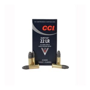 CCI Quiet-22 .22LR 40GR Lead Round Nose 50Rds
