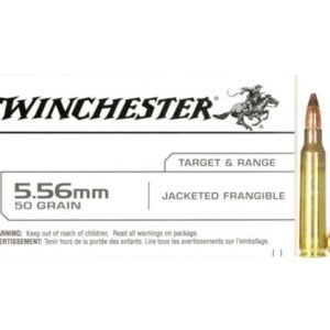 Winchester Ammunition Target and Range Jacketed Frangible 5.56 55gr 20rds