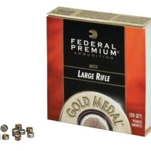 Federal Premium Gold Medal Large Rifle Match Primers #210M Box of 1000 (10 Trays of 100)