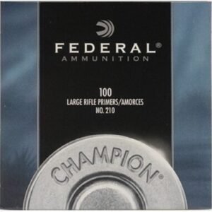 Federal Large Rifle Primers #210 Box of 1000 (10 Trays of 100)